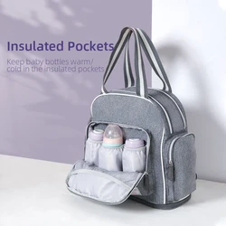 Mochila de Pañales Sunveno Viaje Bebé Impermeable Maternidad