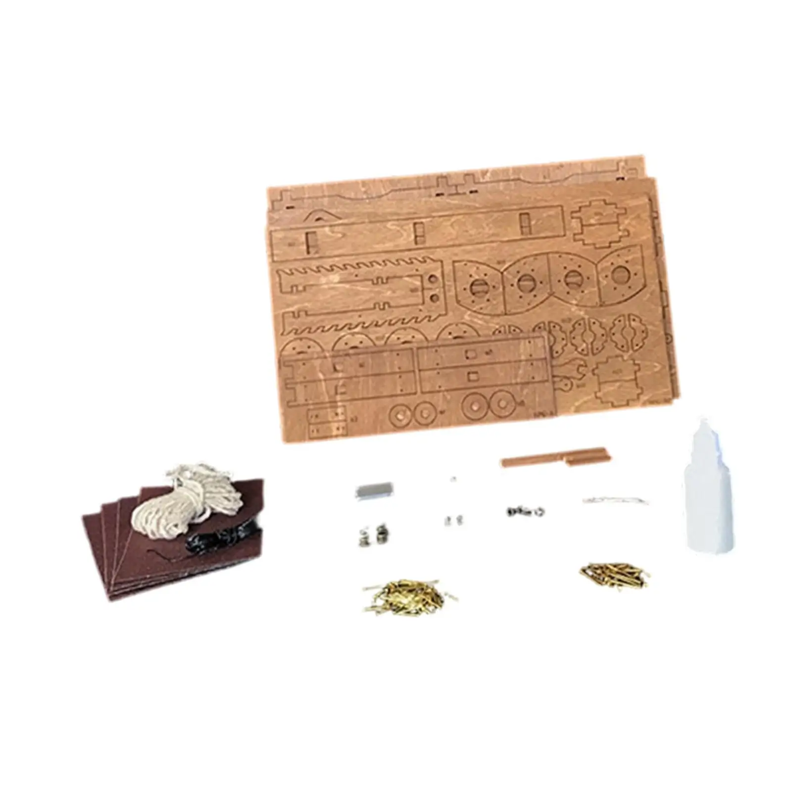 Kit de construcción carro madera educativo para niños - imagen 3