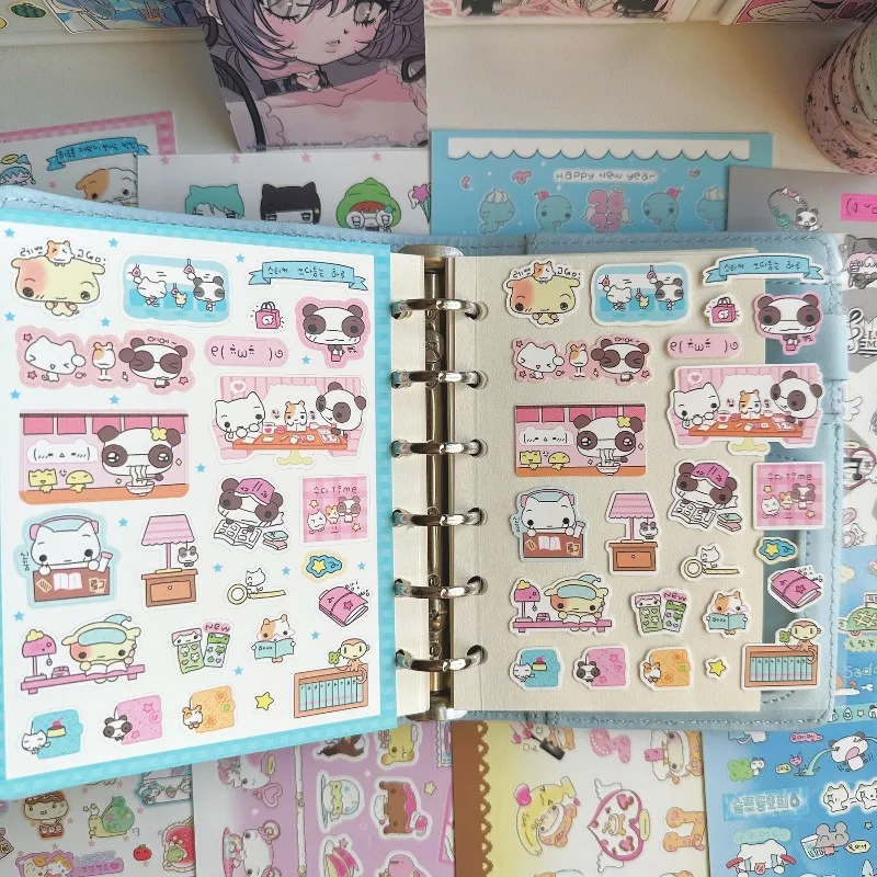 Pegatinas de animales estilo INS para álbumes, diarios y cuadernos - imagen 3