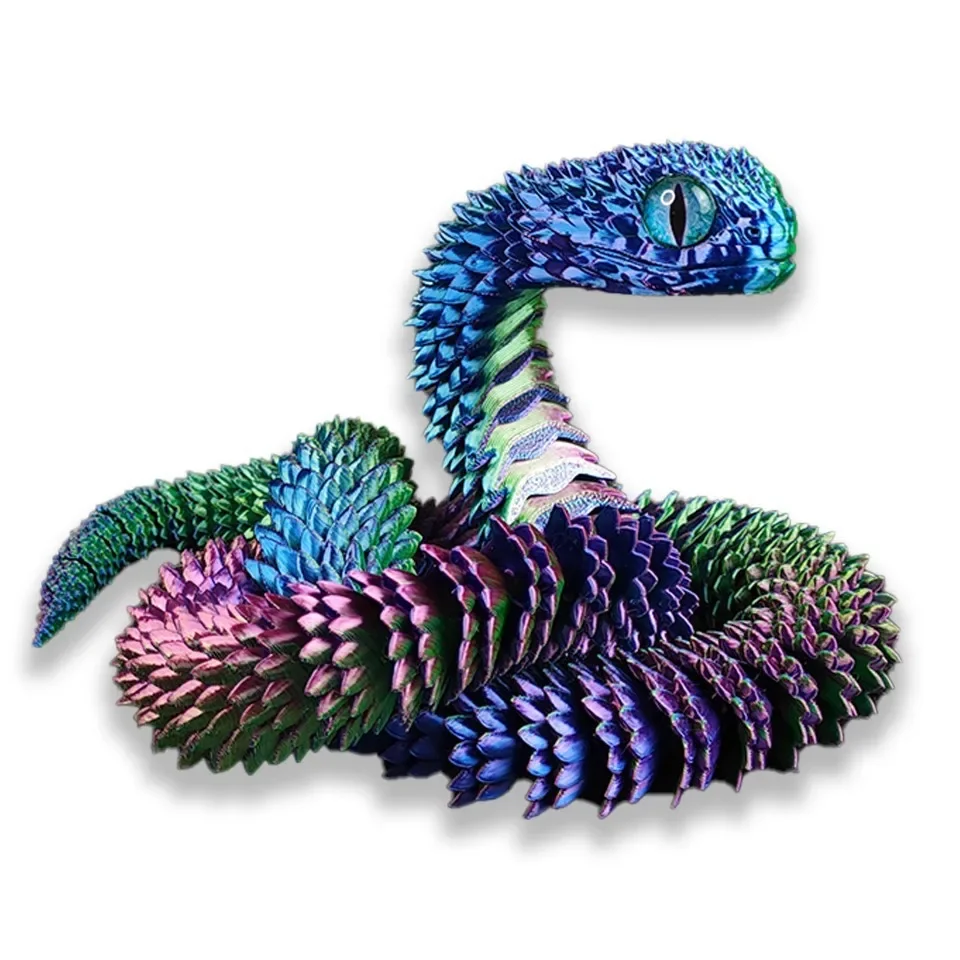 Serpiente 3D articulada para ninos - Juguete divertido educativo - imagen 5