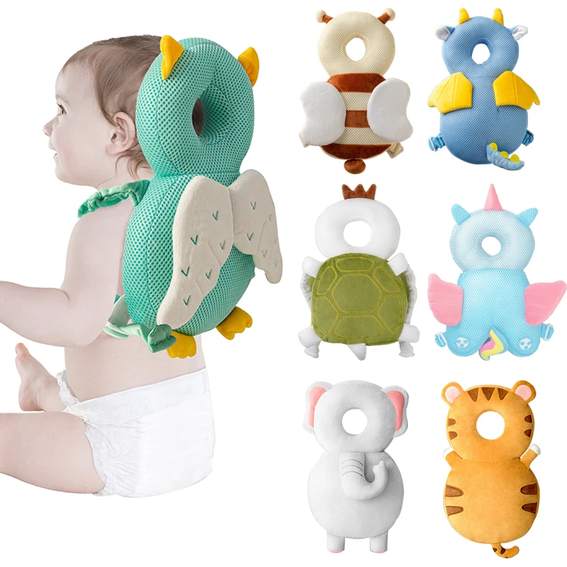 Almohada protectora antivuelco para bebé – Diseño abejaacolchada