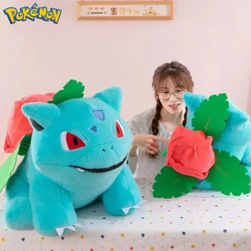 Peluche Pokémon Bulbasaur suave y cómodo para niños, cojín decorativo - imagen 4
