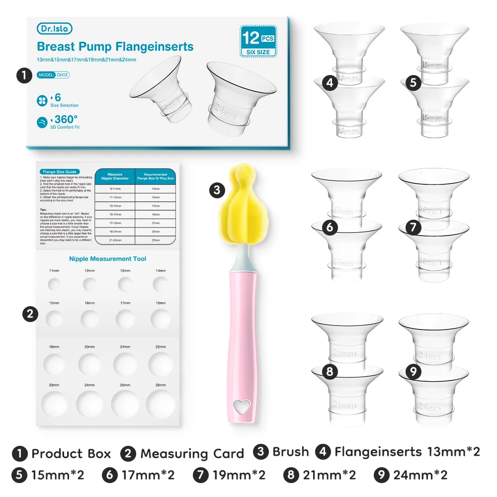 MAMIJOY Bridas de Silicona compatibles para Extractor Leche Materna - imagen 3