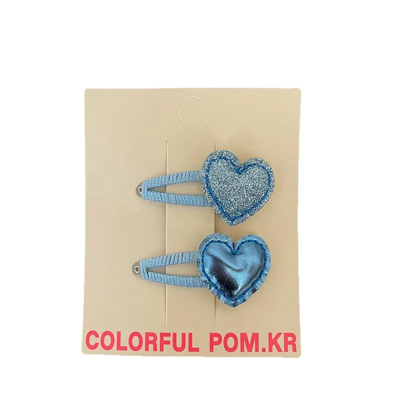 Pinzas para el pelo niña con forma de corazón - imagen 4
