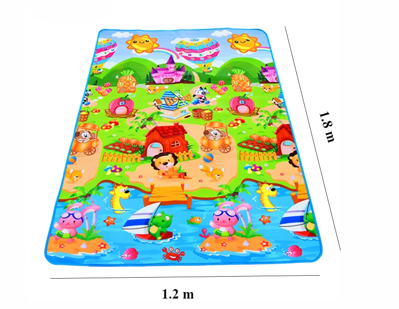 Alfombra con diseño de letras educativas