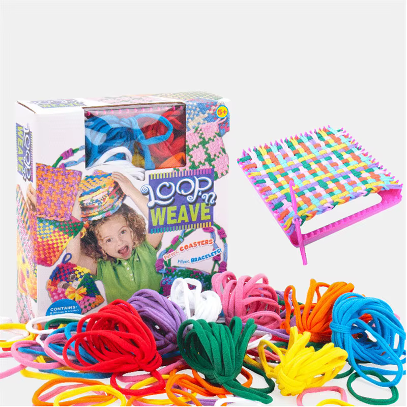 Juego de cuerdas elásticas para ganchillo multicolor, infantil - imagen 3