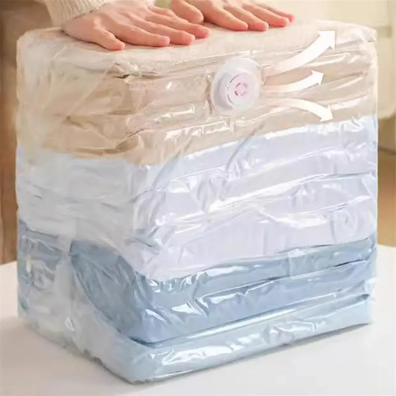 Bolsas de compresión al vacío reutilizables sin bomba para ropa - imagen 4