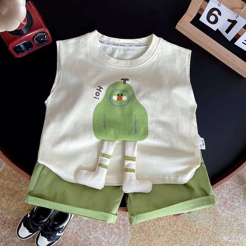 Detalle del diseño con estampado infantil