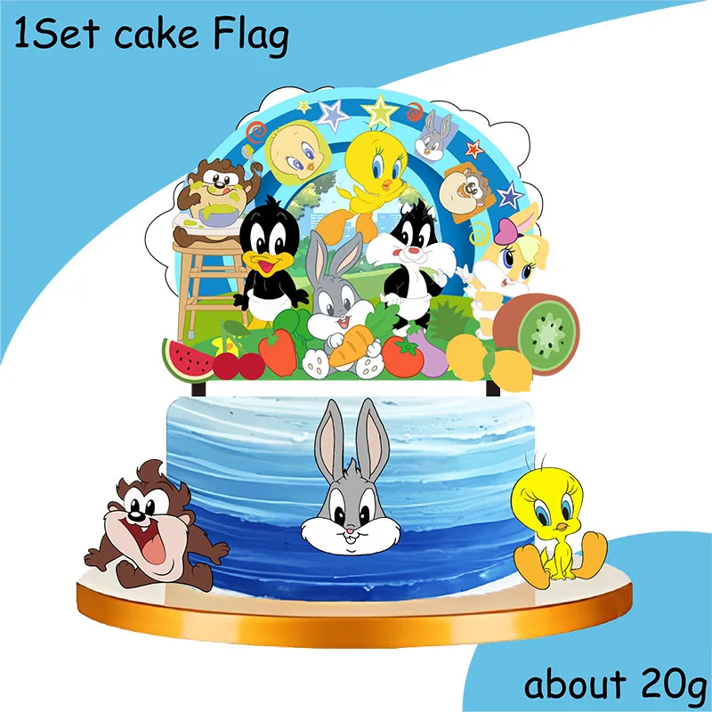 Kit decoración fiesta infantil Looney Tunes - imagen 3