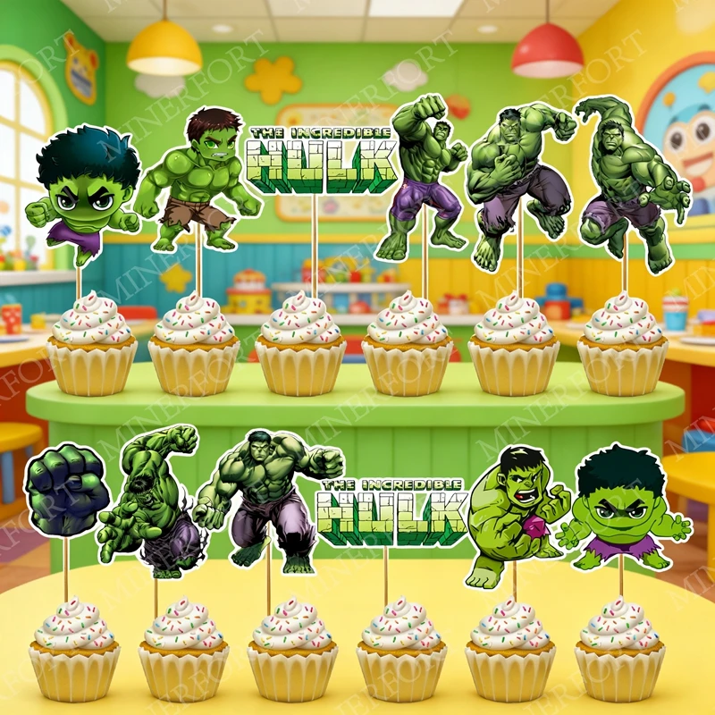 Decoración Hulk pastel para cumpleaños infantil y fiesta bebé - imagen 2