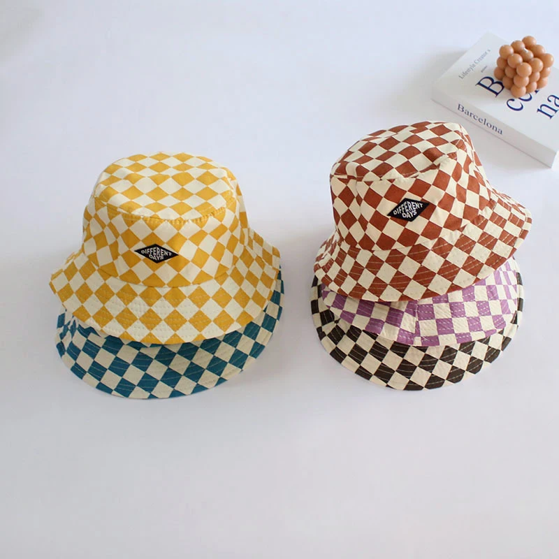 MILANCEL sombrero pescador verano a cuadros ventilado para sol - imagen 3