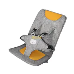 QX2D Asiento portátil infantil con funda de lino lavable a máquina