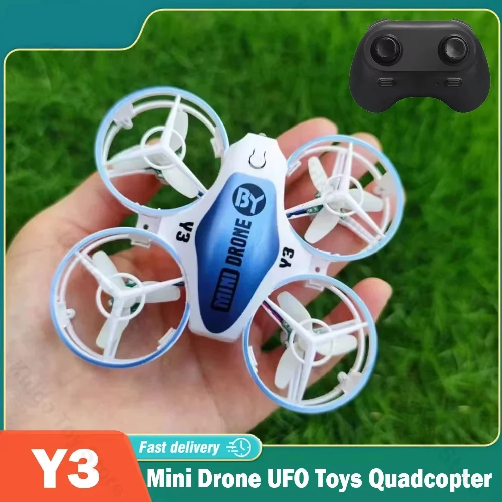 Y3 Mini dron con luces estilo OVNI para niños, aeromodelo - imagen 4