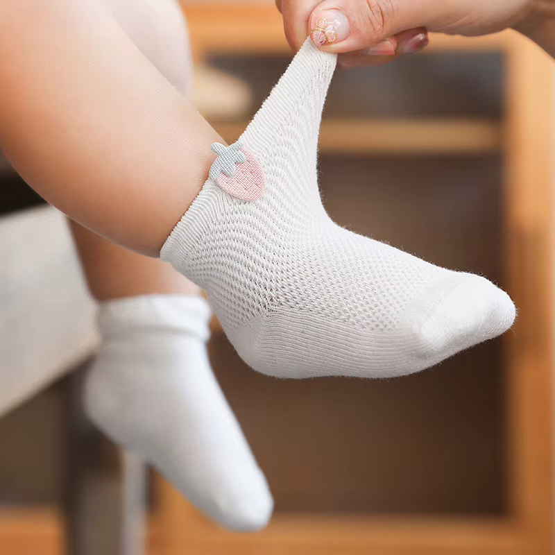 Calcetines bebé malla fina verano informales unisex - imagen 3