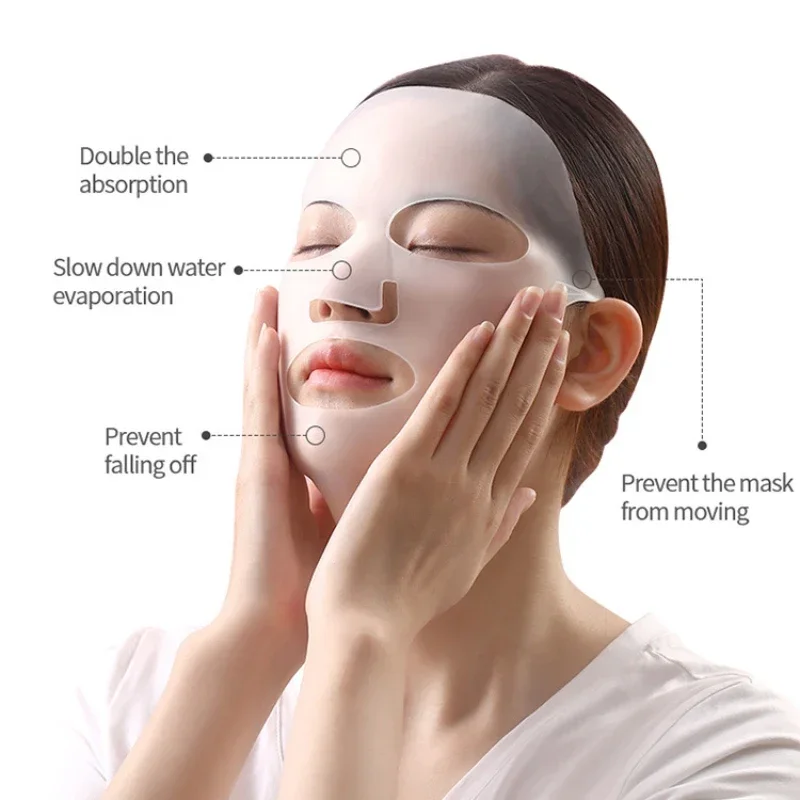 Mascarilla facial de silicona para bebé reutilizable y antiarrugas - imagen 2