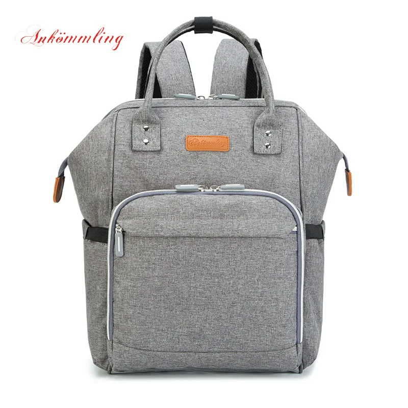 Mochila para pañales impermeable con hebilla de cochecito convertible - imagen 2