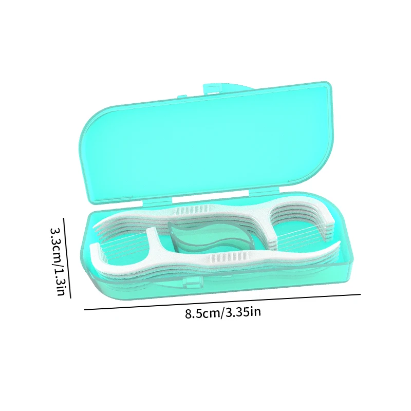 Mini caja de hilo dental de viaje portátil para palillos dentales - imagen 5