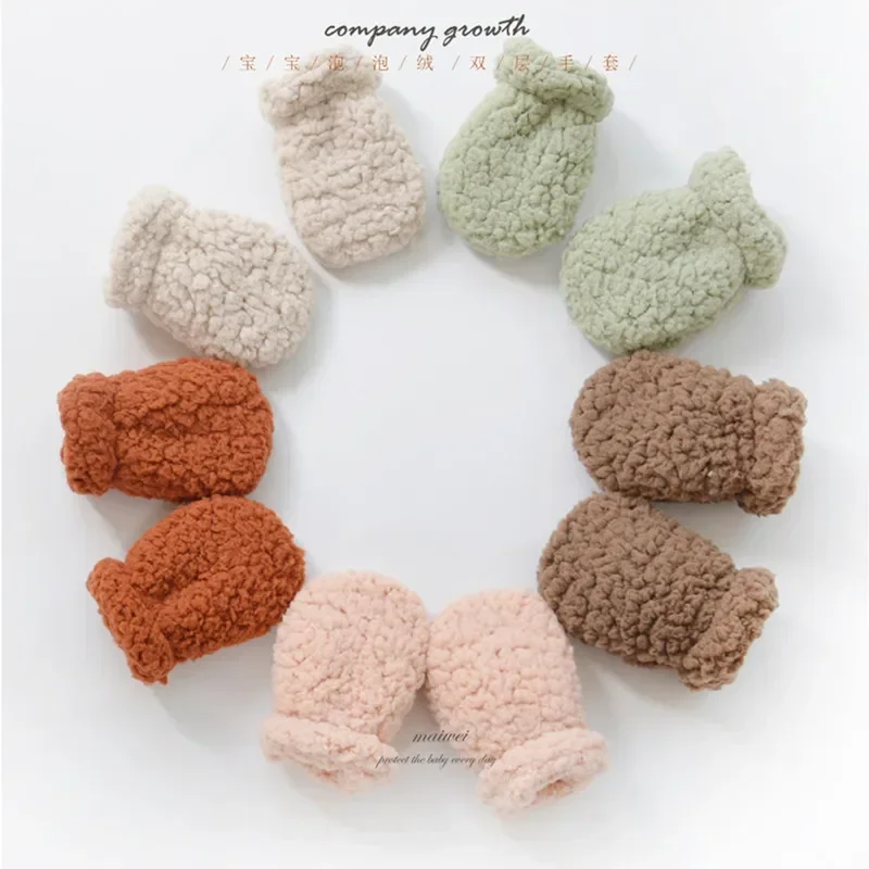 Guantes de felpa suaves y cálidos para bebé – Invierno - imagen 2