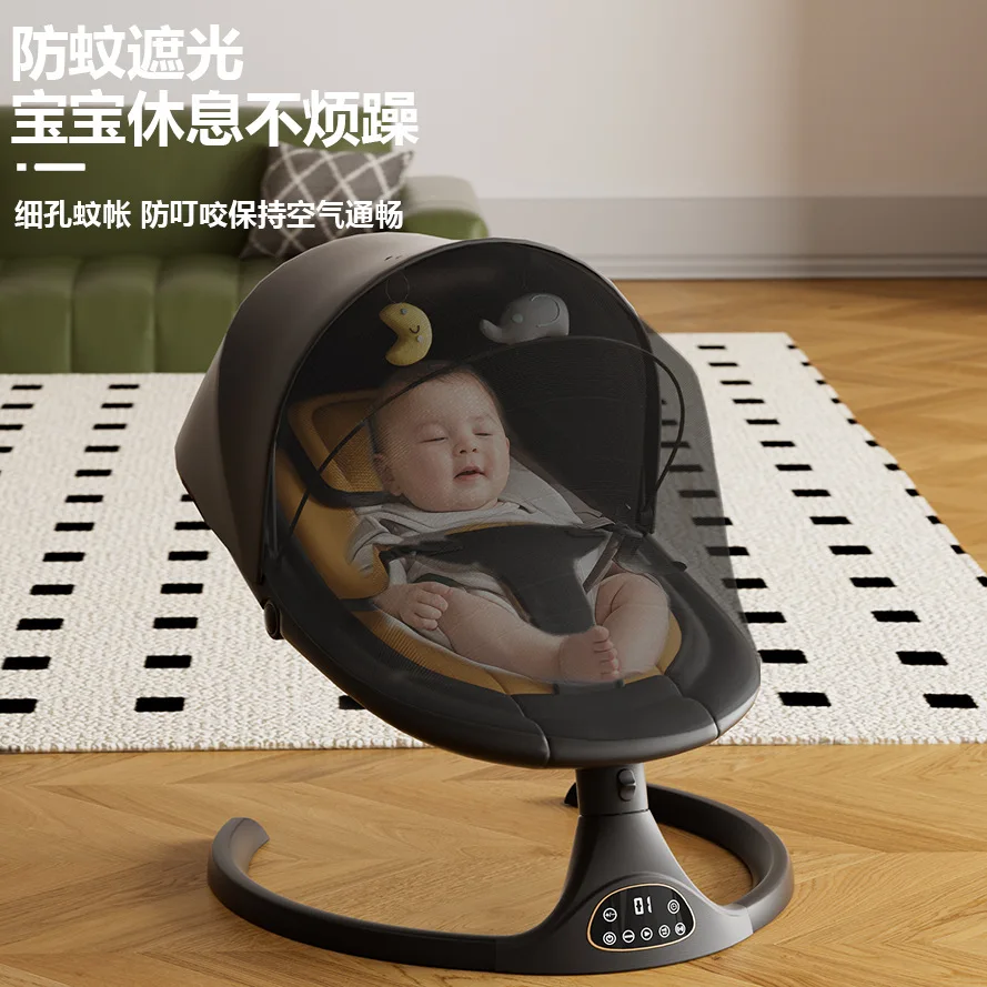 Cuna eléctrica calmante para bebé con mecedora multifunción - imagen 3