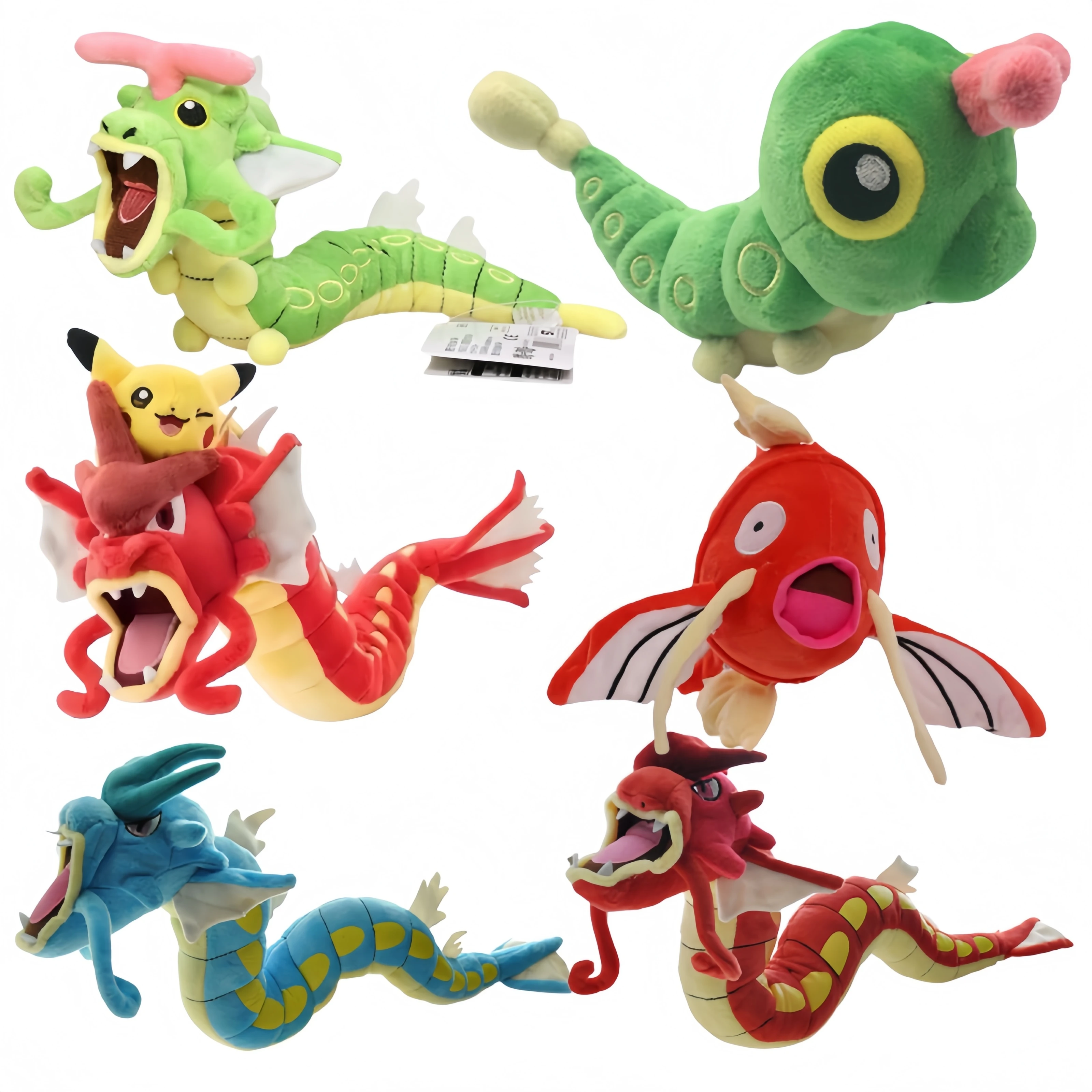 Peluche Pokémon de Pikachu y Gyarados suave, regalo para niño - imagen 3