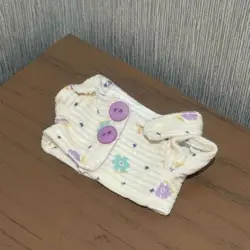 Ropa pana floral para muñecas: camisa mini casual algodón