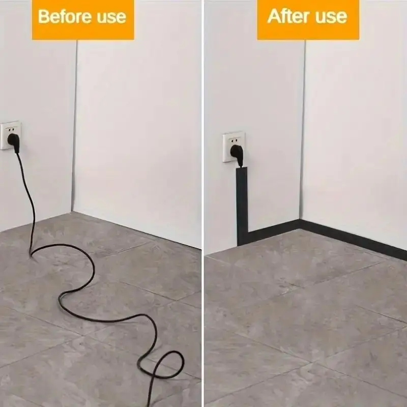 Cubrecables pintable para ocultar cables de TV en la pared - imagen 4