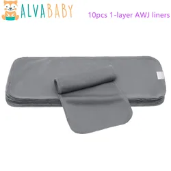 ALVABABY Athletic: funda reutilizable para pañales de tela gris