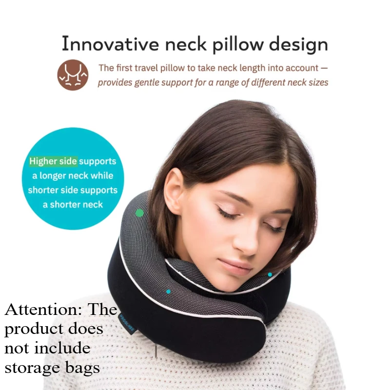 Almohada ortopédica cervical viscoelástica 360° para el cuello