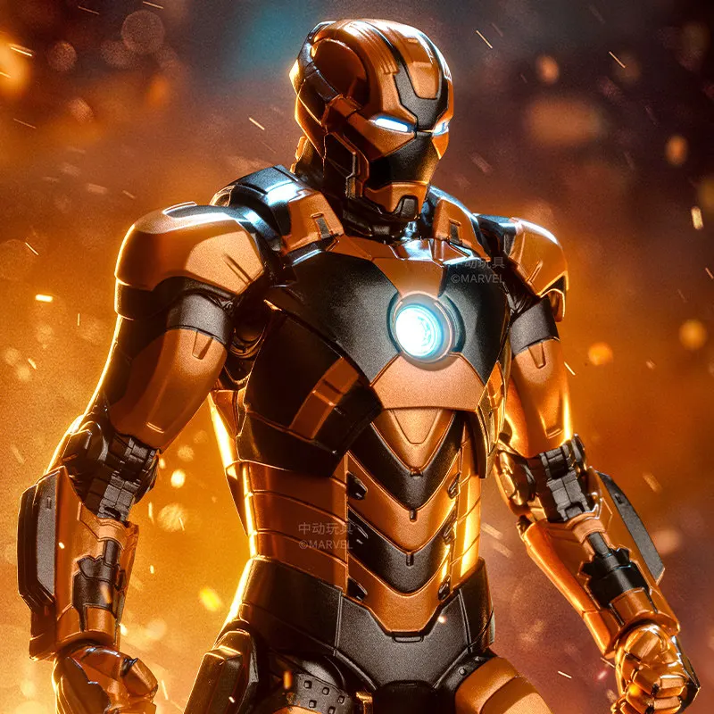 ZD Toys Figura de acción Iron Man coleccionable para niños - imagen 5