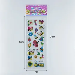 Pegatinas 3D de insectos para niños – Set abeja y mariquita