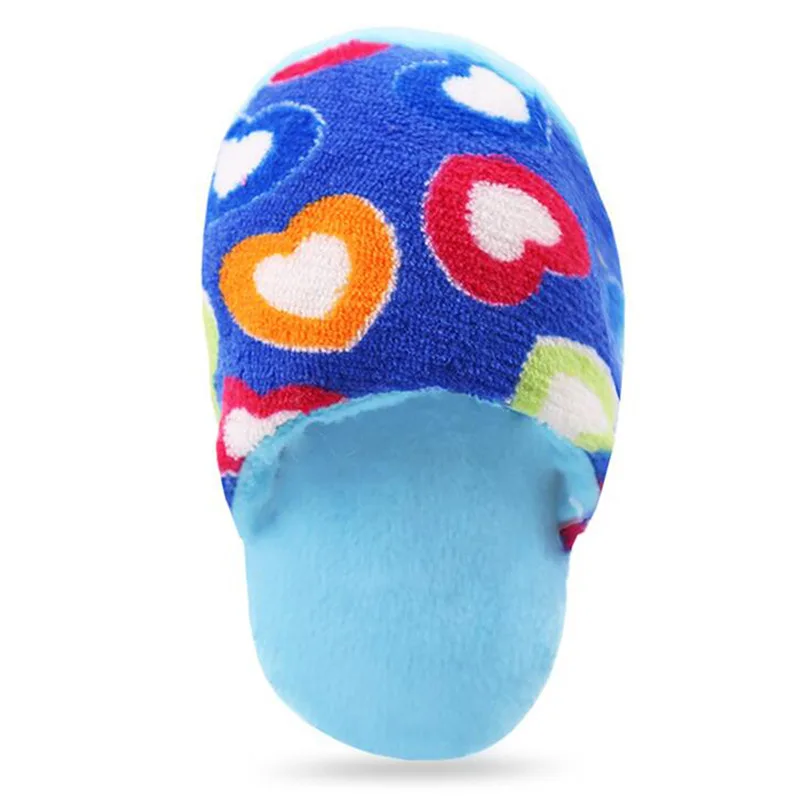 Juguete para perros: zapatilla de peluche con sonido masticable