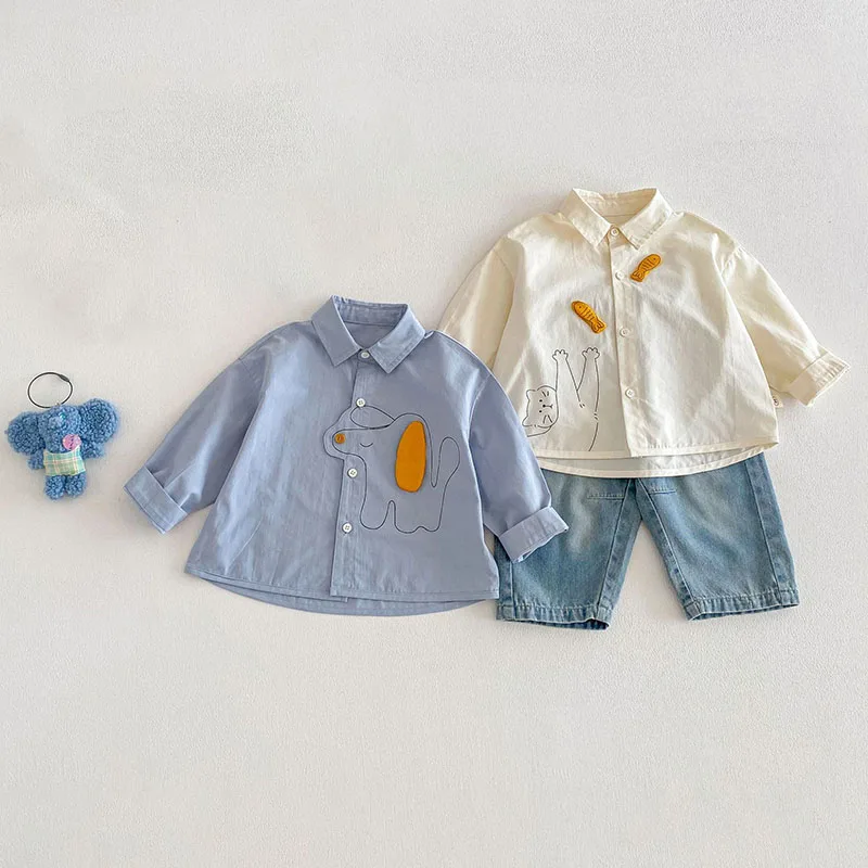MILANCEL Camiseta de primavera holgada para niña con gato - imagen 3