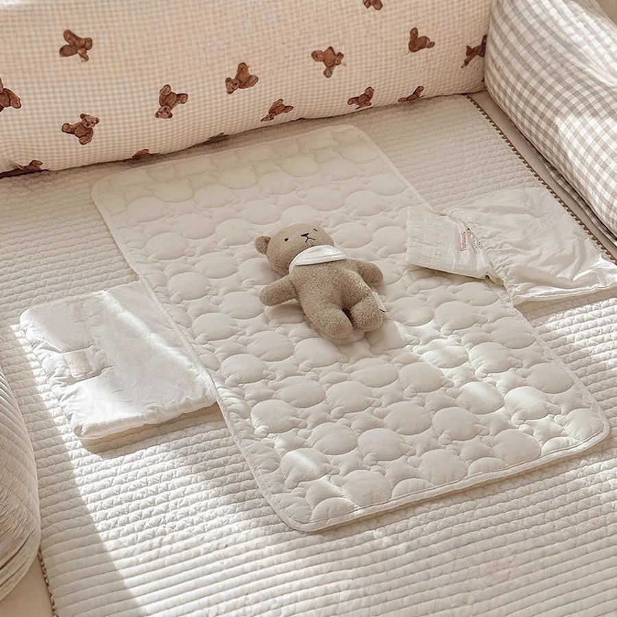 Cambiador de pañales plegable impermeable portátil para bebé - imagen 5