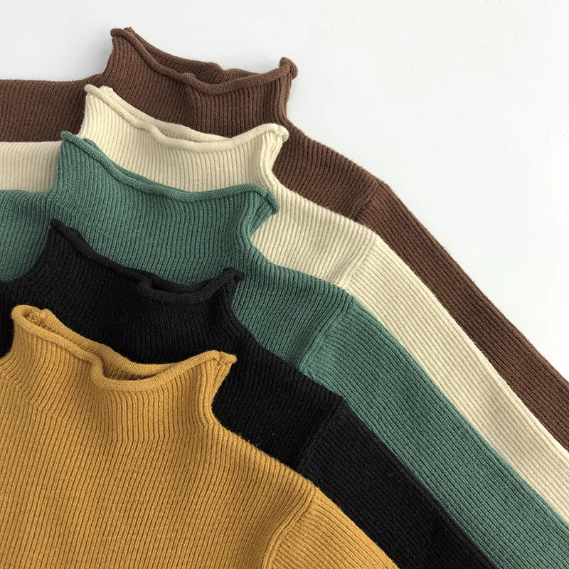 Jersey de punto con cuello alto para niña – MILANCEL - imagen 5