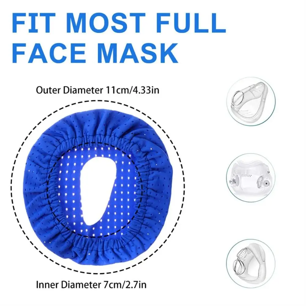 Revestimientos de máscara nasal CPAP en color azul y gris
