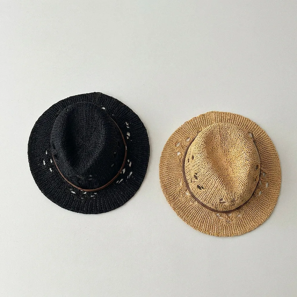 MILANCEL Sombrero de verano paja con protección solar - imagen 2