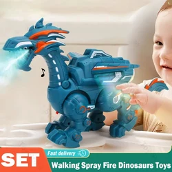 Juguete dinosaurio eléctrico interactivo con sonido y luz