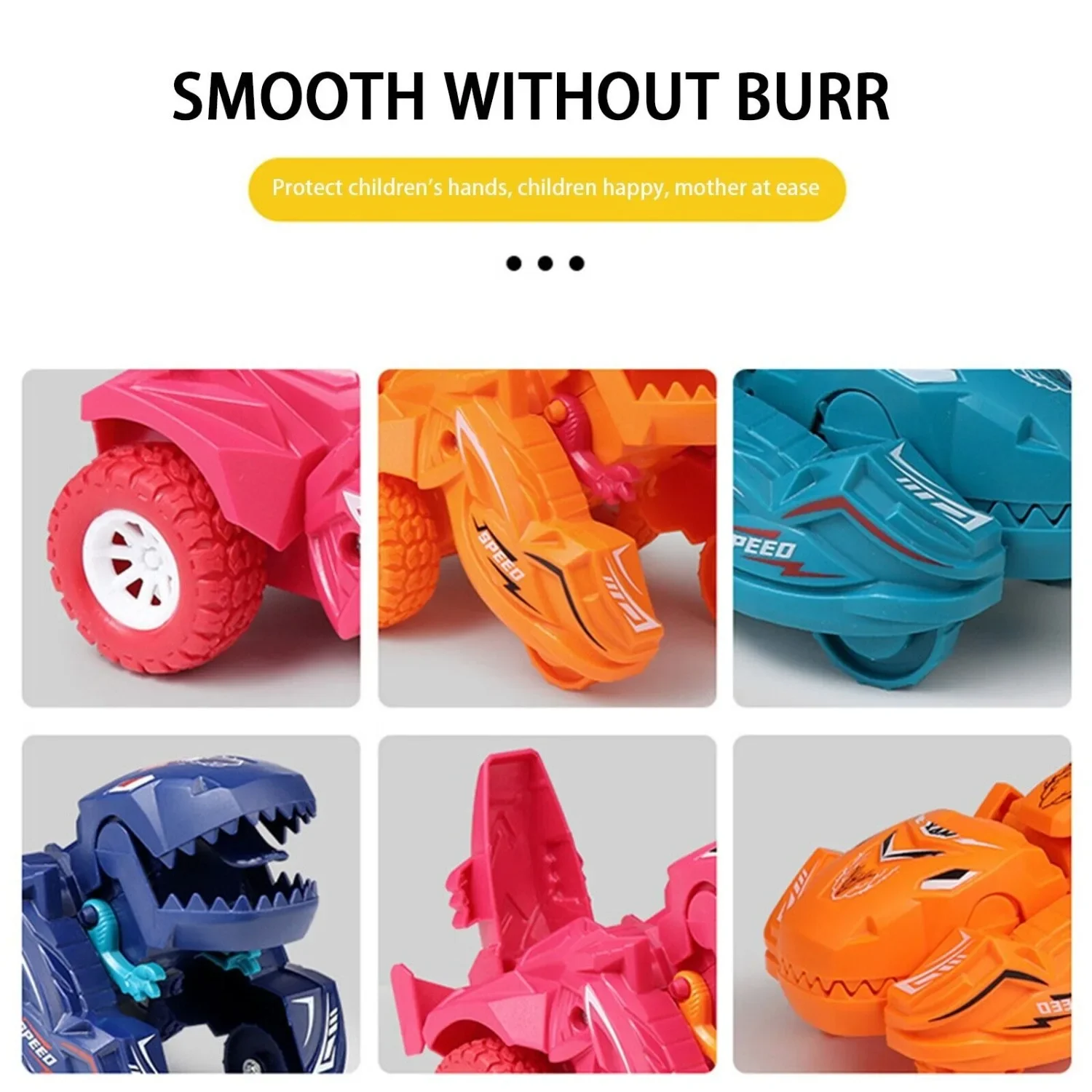 Camión monstruo transformable dinosaurio para niños – juguete