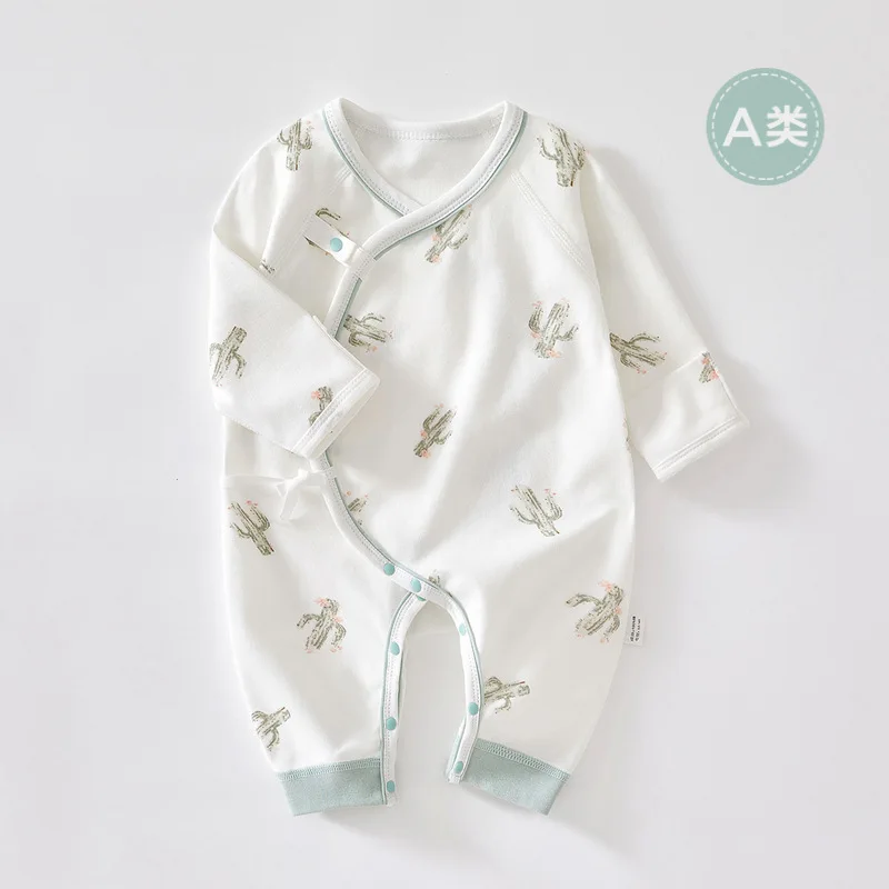 Mono de bebé recién nacido de algodón para primavera y otoño
