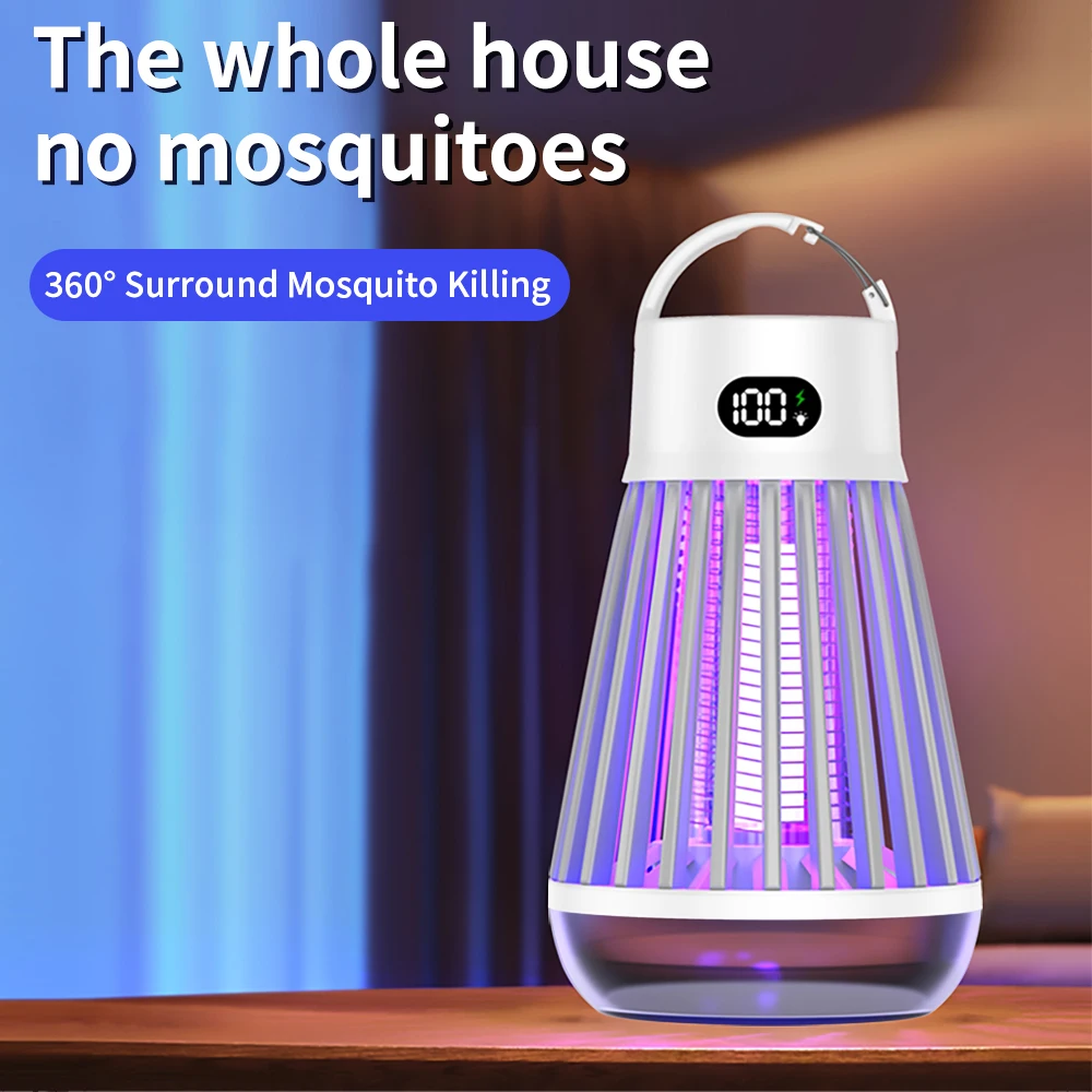 Lámpara antimosquitos eléctrica portátil USB para exterior e interior