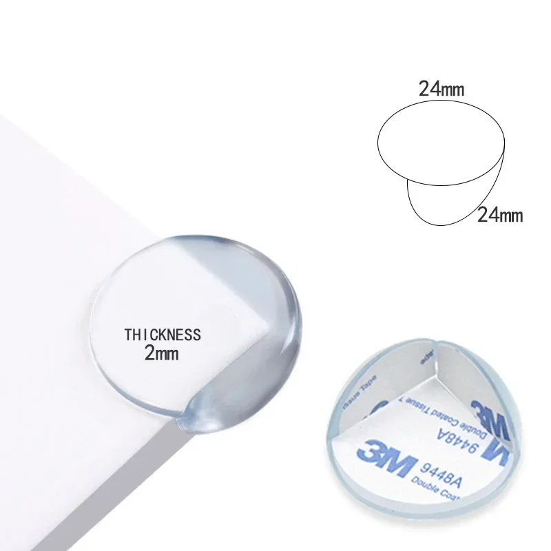 Protector de borde de silicona para muebles