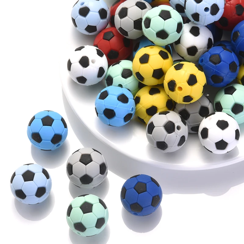 Cuentas de silicona para masticar bebé