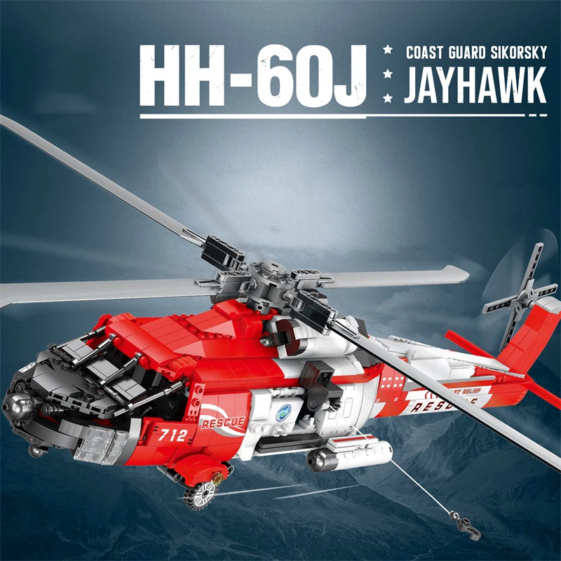 Helicóptero Black Hawk – Kit de construcción para niños