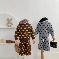 Conjunto de punto para bebé y niña pequeña MILANCEL