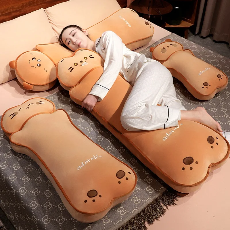 Cojín peluche oso y gato para dormir – Suave almohada felpa - imagen 2