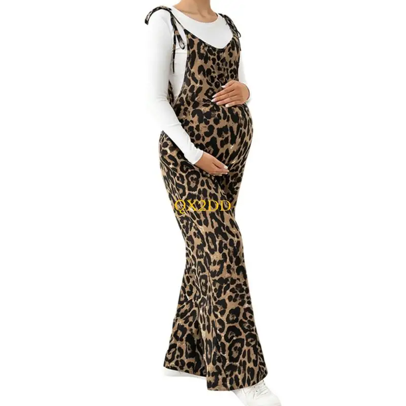 QX2D Pantalones de maternidad elásticos suaves con la piel - imagen 3