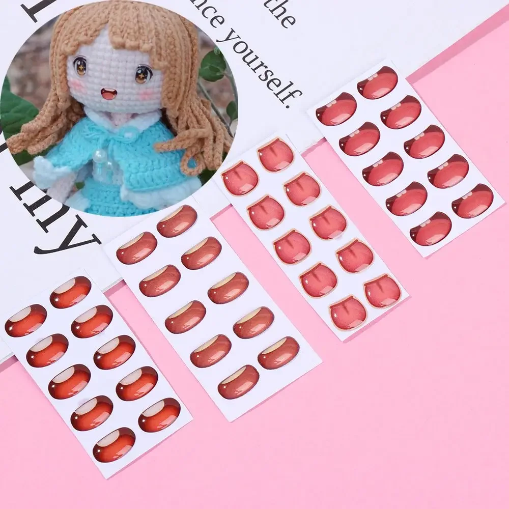 Pegatinas de labios y cara para muñecas – Adhesivos infantiles - imagen 5