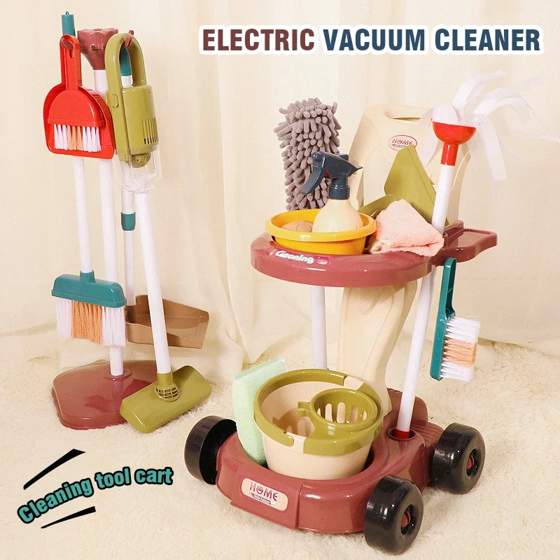 Juego de limpieza para niños con escoba y recogedor de juguete - imagen 4