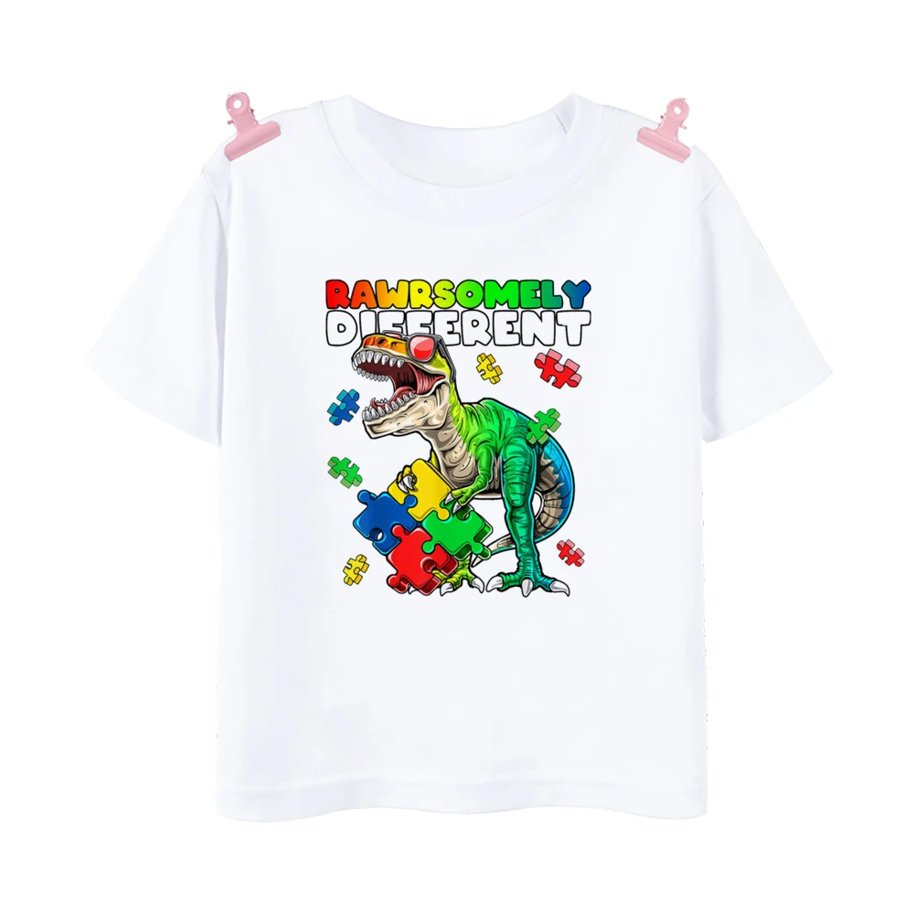 Camiseta con estampado Love Need No Words para concientización sobre el autismo
