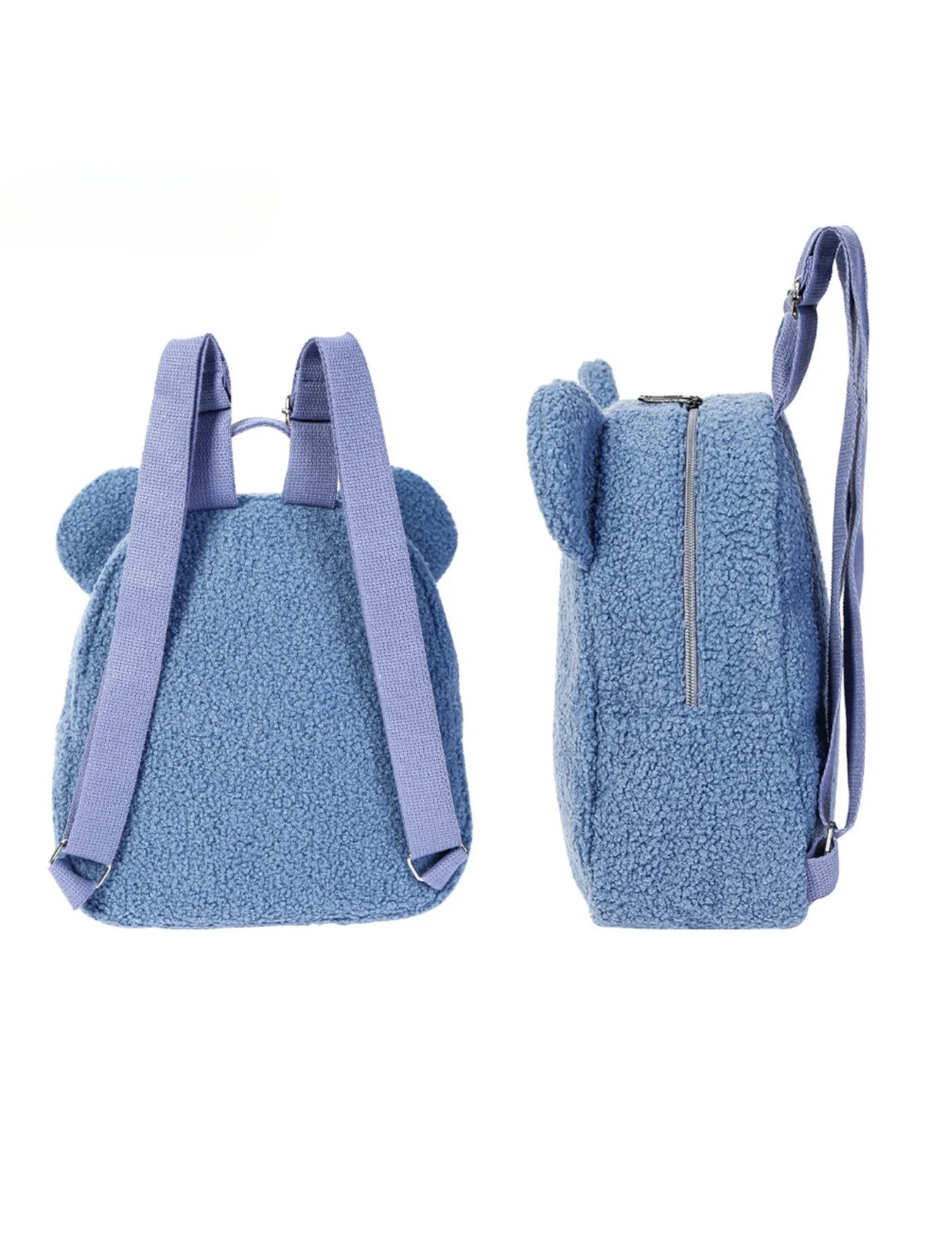 Mochila infantil peluche de oso con orejas para el día - imagen 3